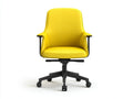 Bürostuhl mit Stoffbezug 60x62x91 cm - Hellrosa und Gold - weiche Sitzschale für Büro